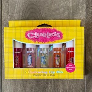Clueless Hydrating Lip Oils Set - 5 Colors
